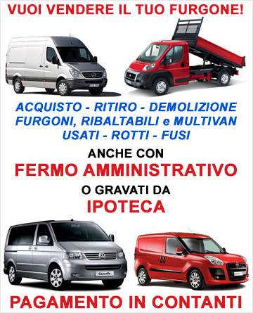 acquisto furgoni gravati da ipoteca multivan ribaltabili minibus frigo